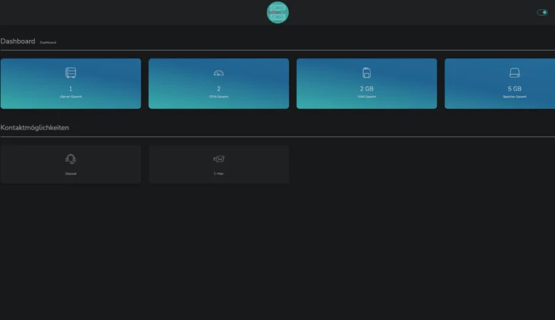 Virtelle Server - Webinterface