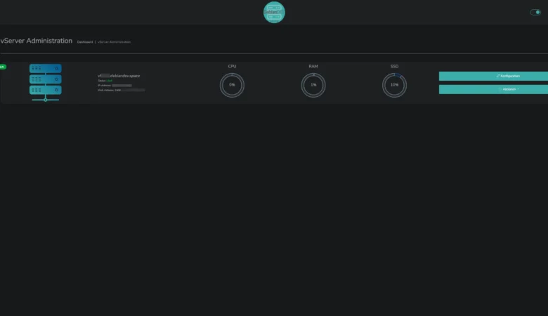Virtelle Server - Webinterface